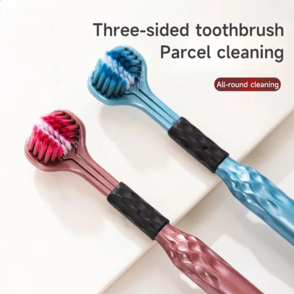 Baby Toothbrush: 3-Sided Comprehensive Cleaning Brush