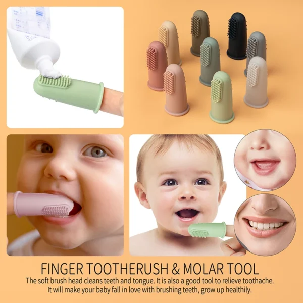 Baby Toothbrush Silicone 5pcs Set - Image 2