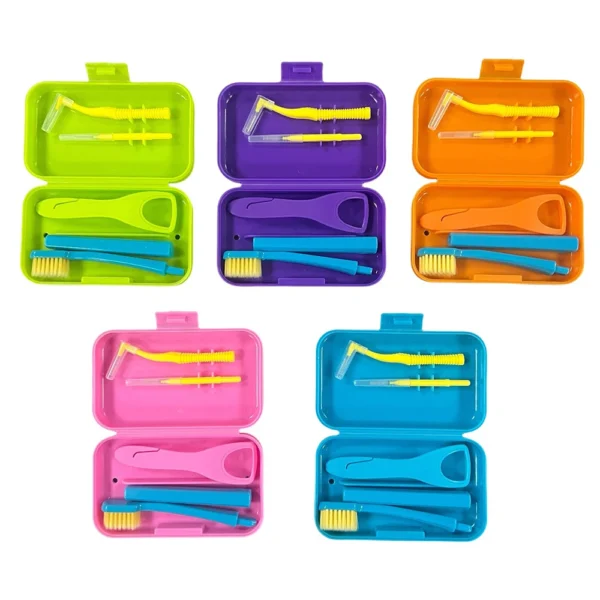 Baby Toothbrush Portable Orthodontic Set Hygiene Tool - Image 4